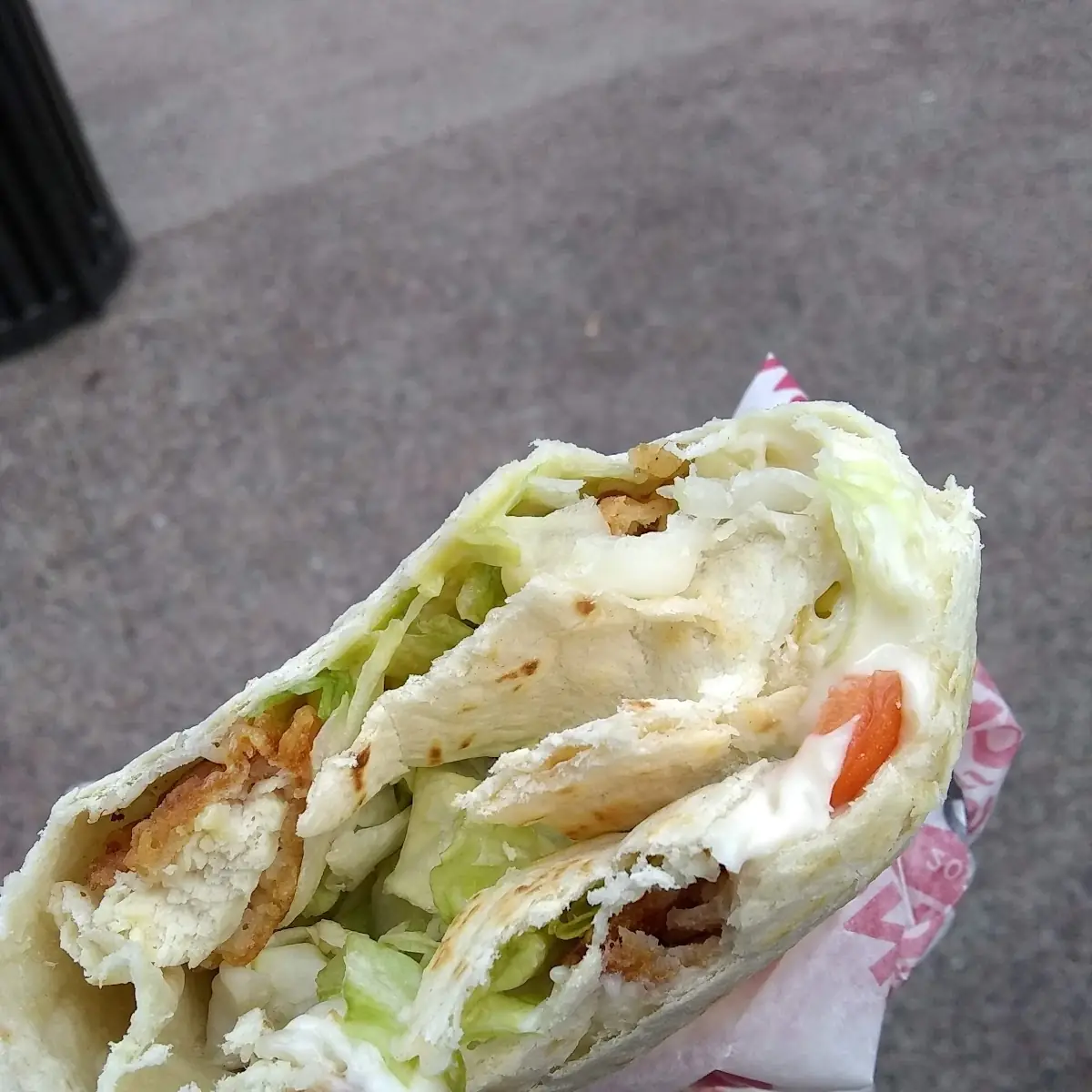 Chicken Bacon Swiss Wrap