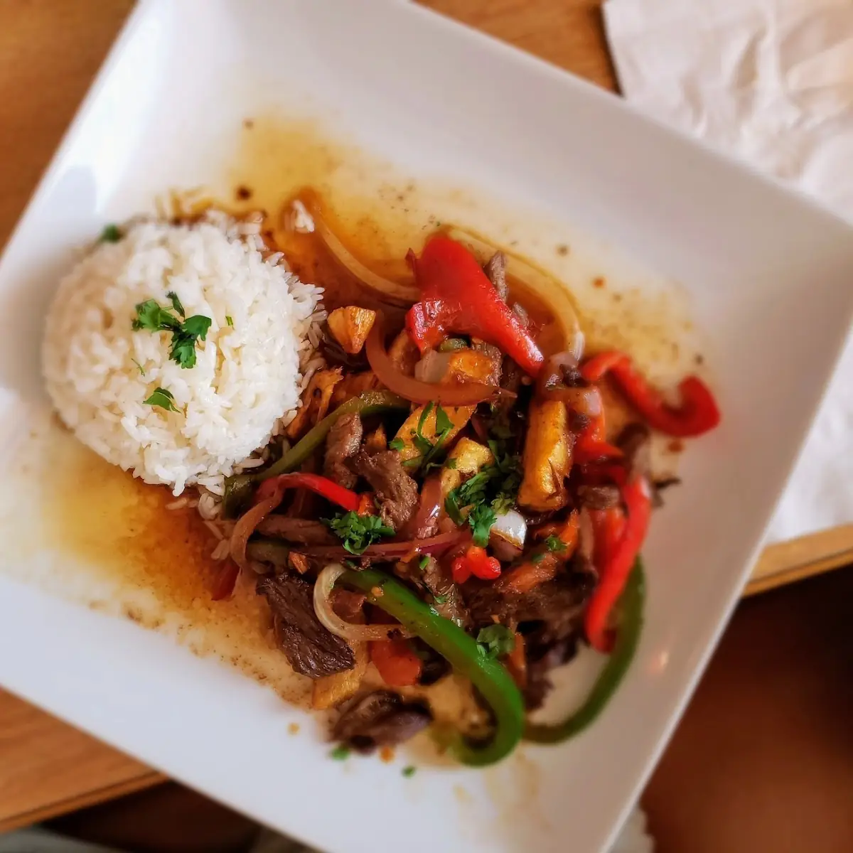 Peruvian Lomo Saltado