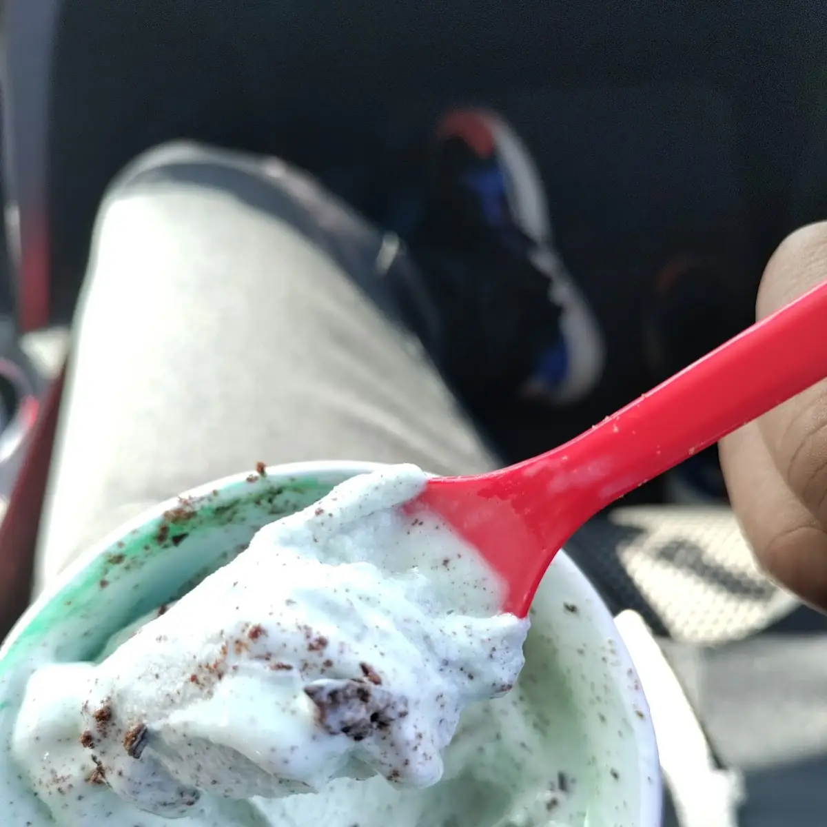 Mint Oreo Blizzard Treat