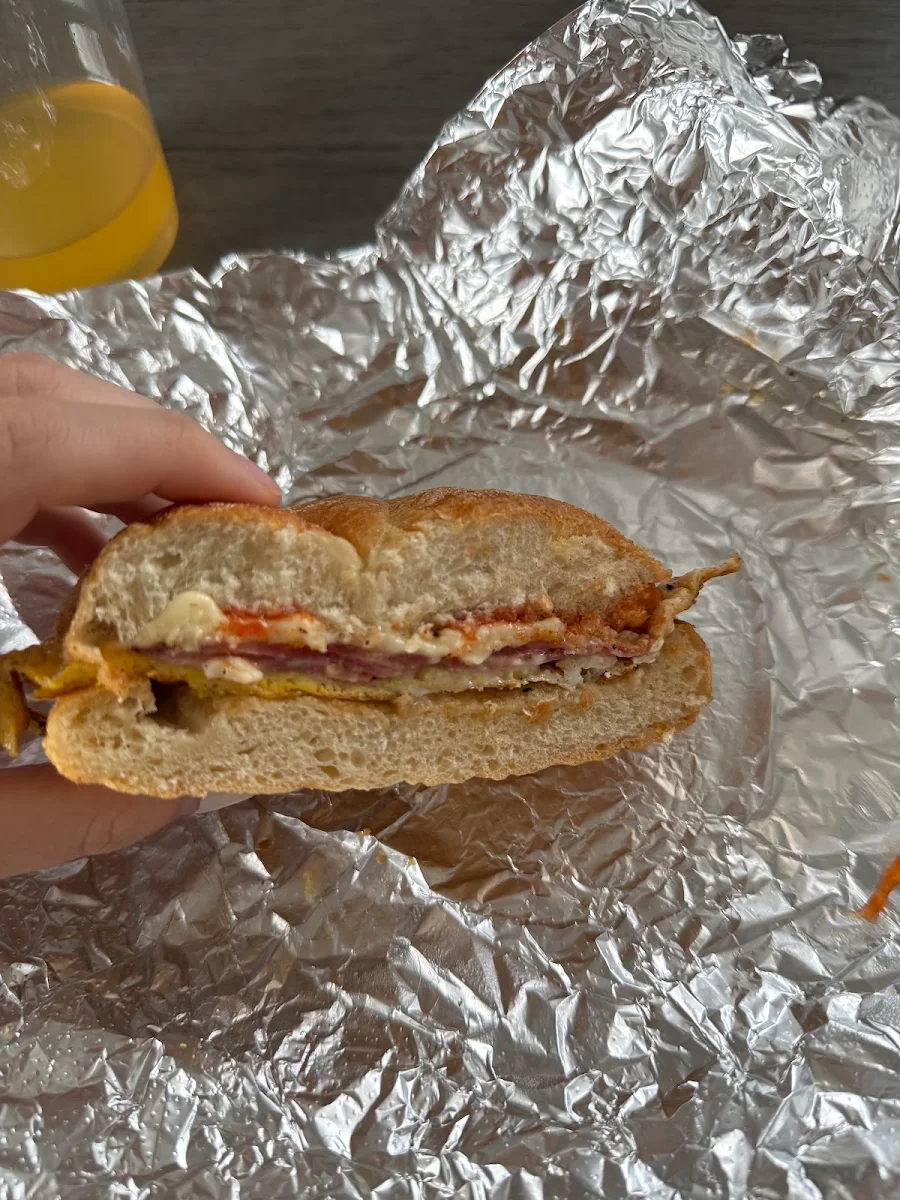 Egg Meat and Cheese Sandwich