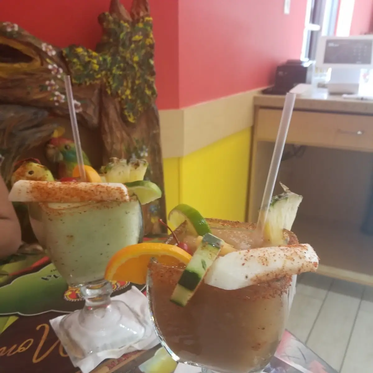 Prickly Pear and Tamarind Margaritas