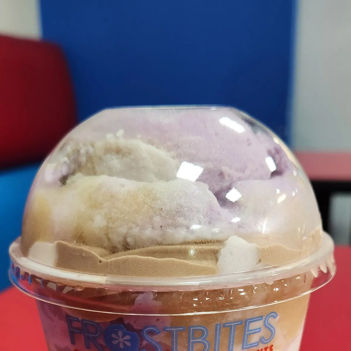 Taro Coconut with Salted Caramel Cream