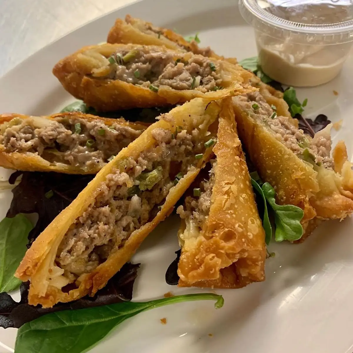 Philly Cheesesteak Egg Roll