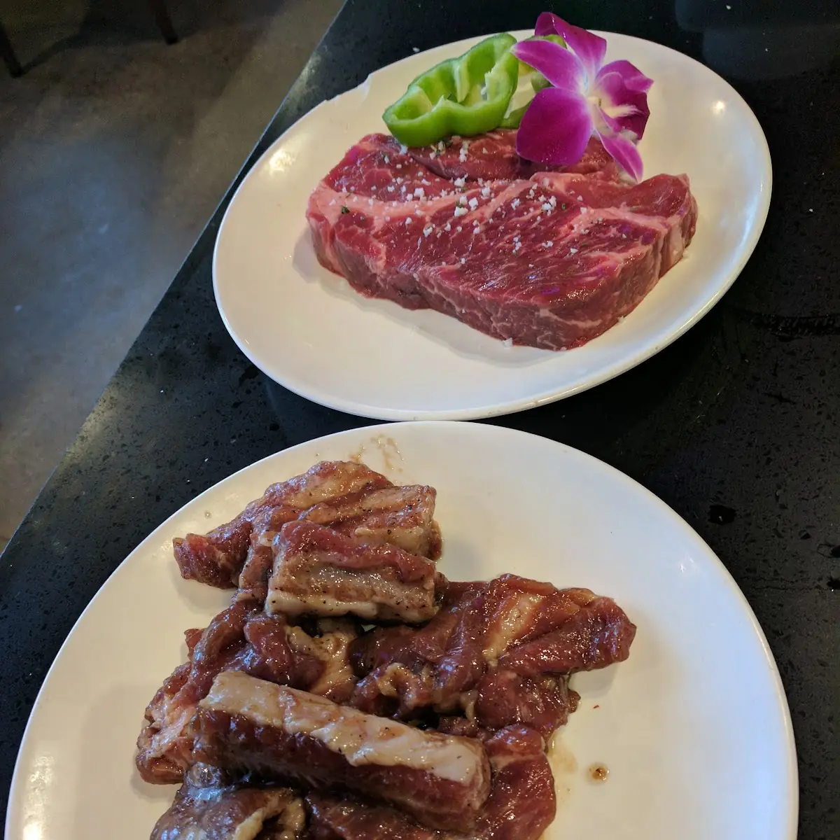 양념갈비 Marinated Usda Prime Beef Short Ribs