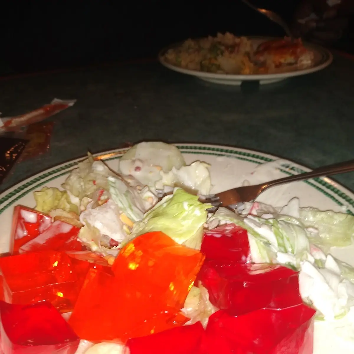 Salad Dressing and Jello