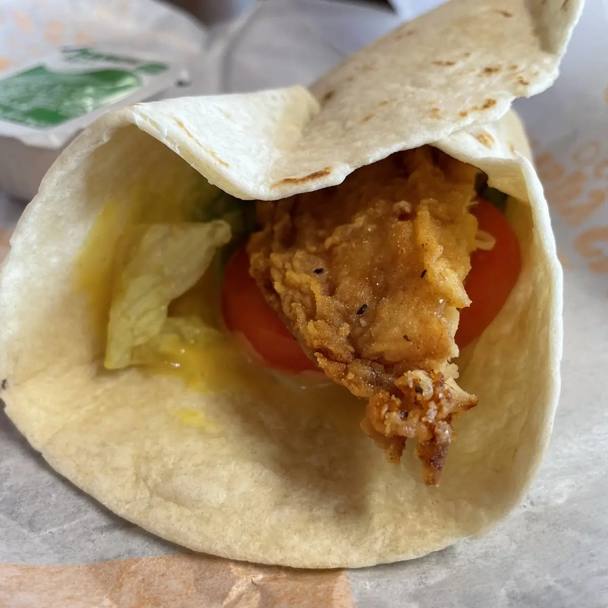 Honey Mustard Chicken Wrap