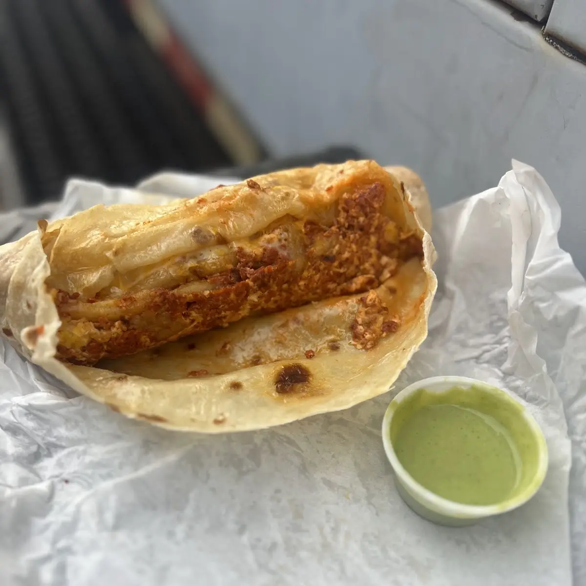 Frijoles y Queso / Beans & Cheese Burrito