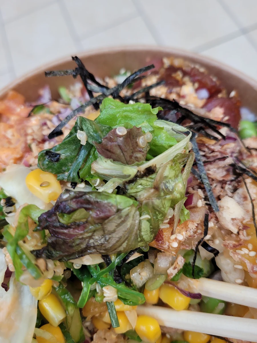 Poke with Spoiled Leaves