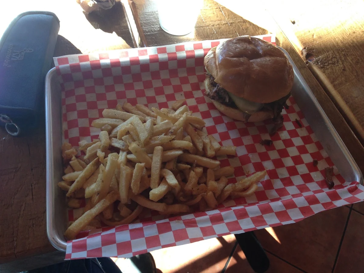 Beef Brisket and Fries