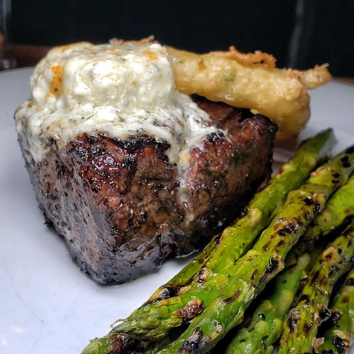Grilled Filet Mignon with Bacon Jam