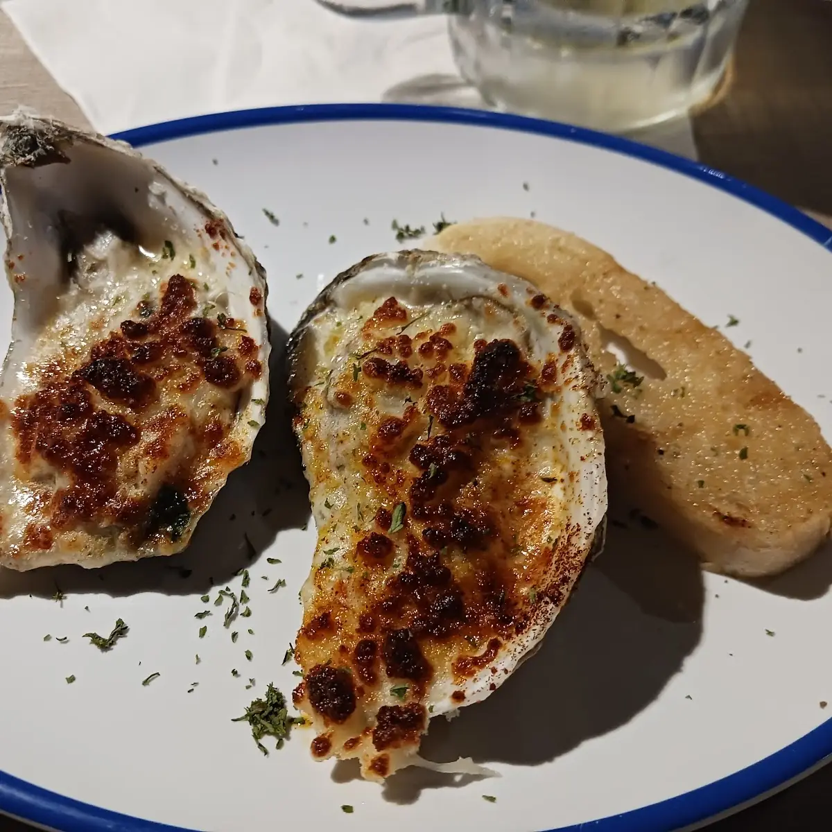 Almejas Gratinadas