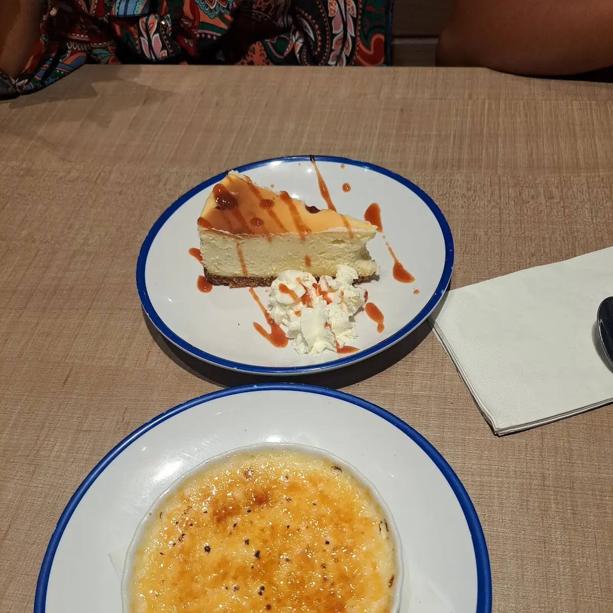 Creme Brulee and Guava Cheesecake