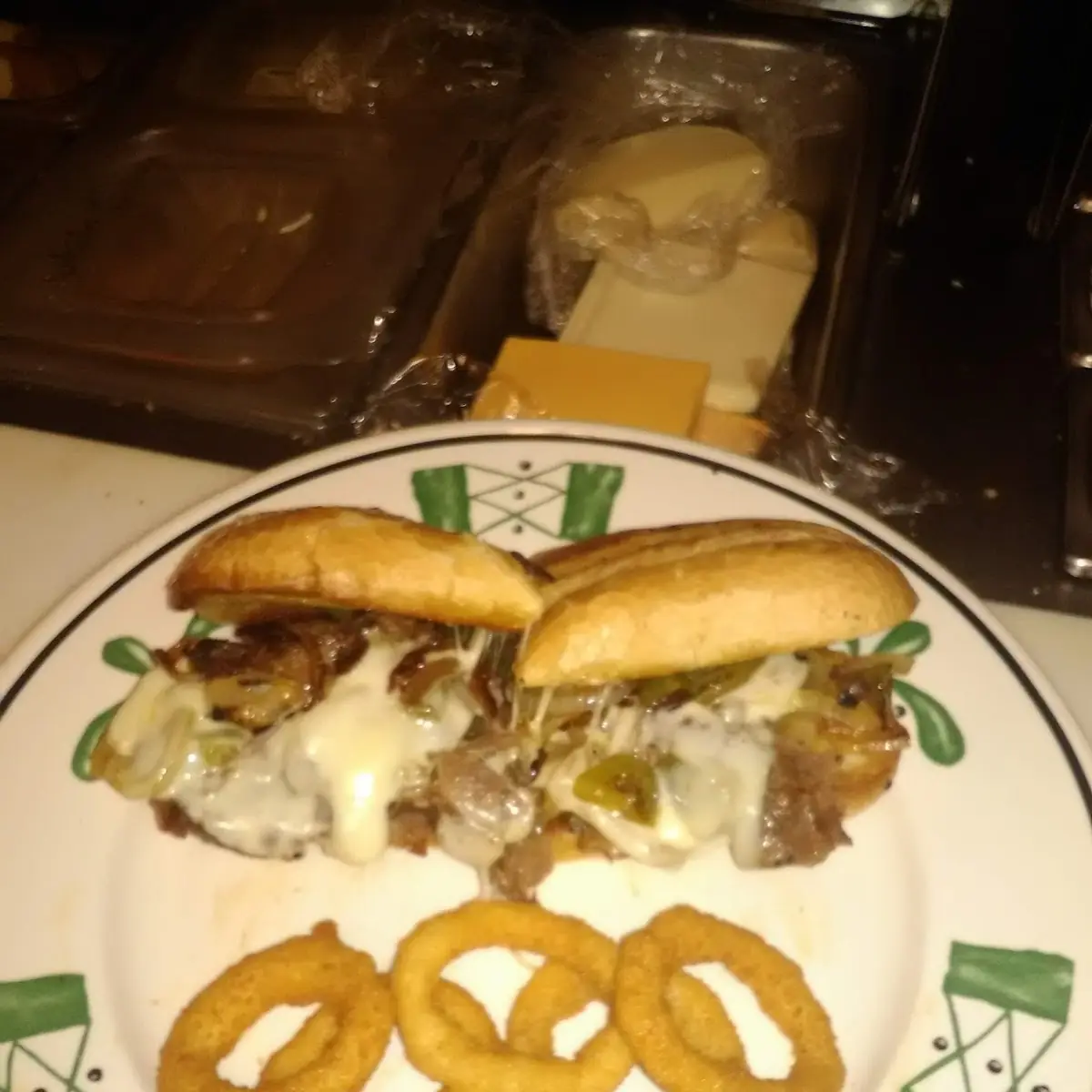 Philly Cheese and Onion Rings