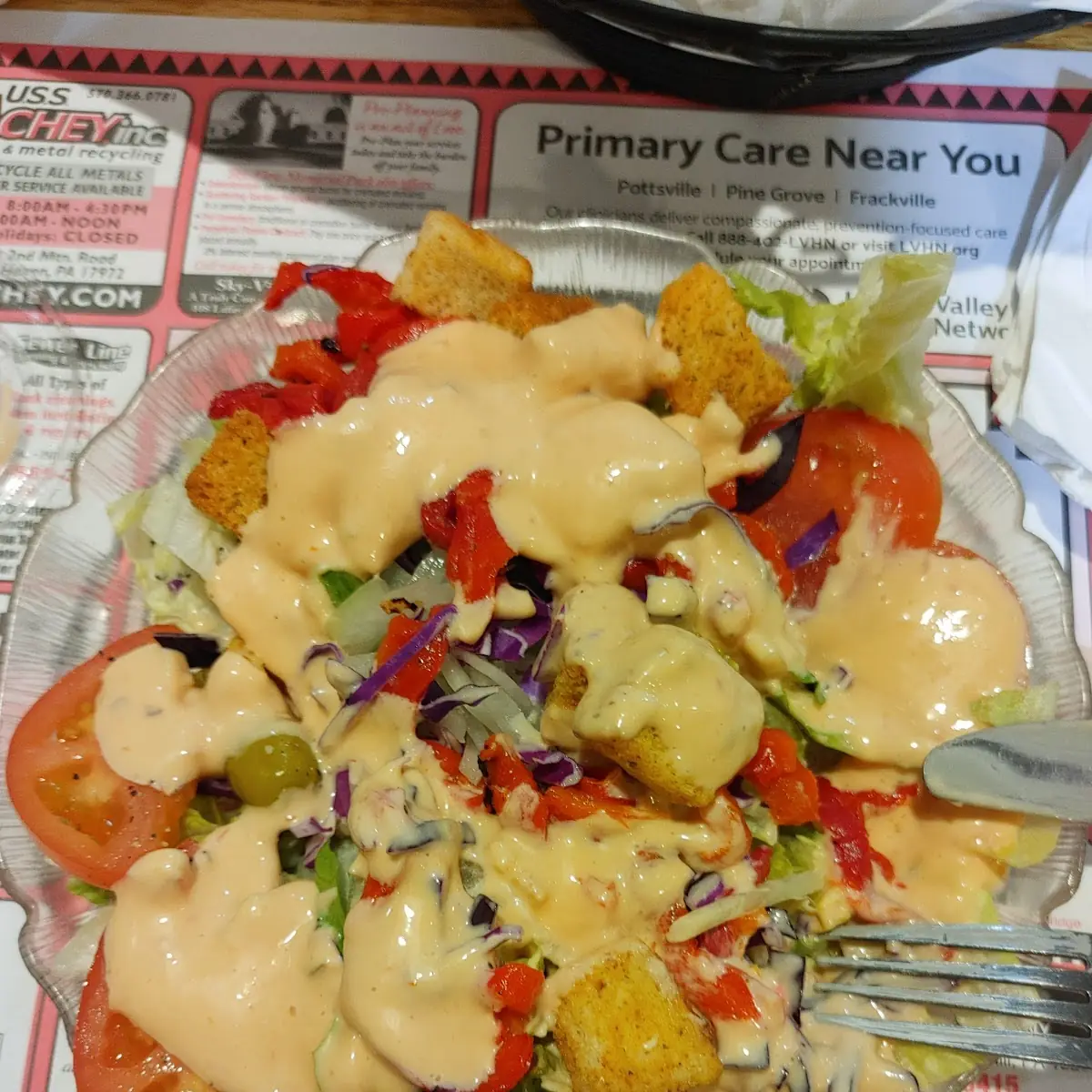Salad with Thousand Island
