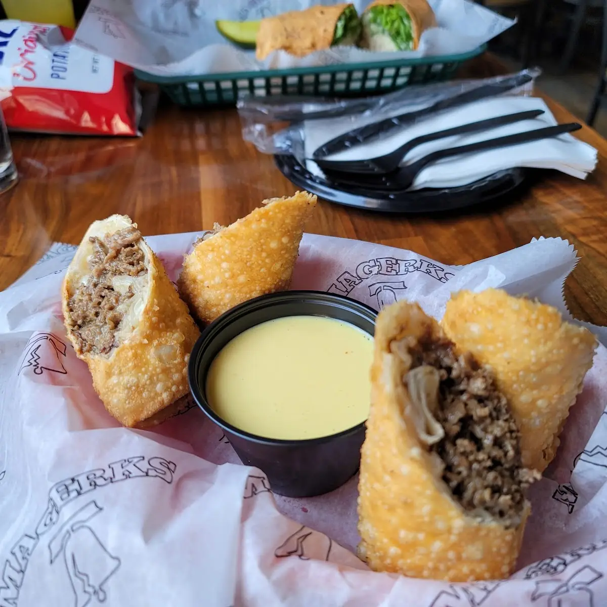 Cheese Steak Eggrolls