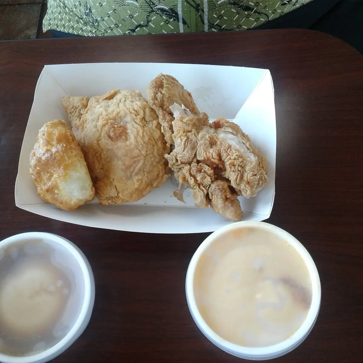 Fried Chicken Biscuits and Two Sites