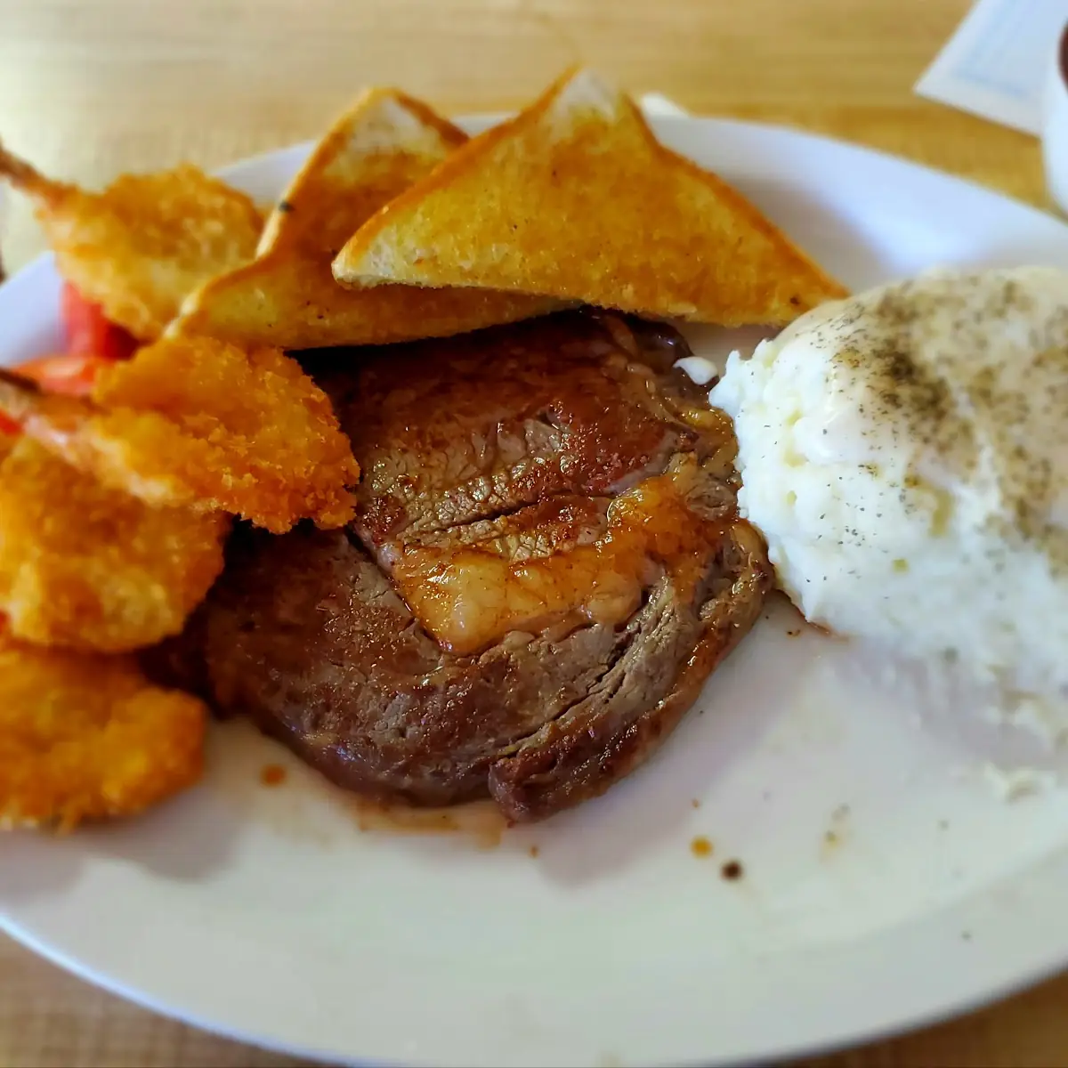 Ribeye Steak and Shrimp