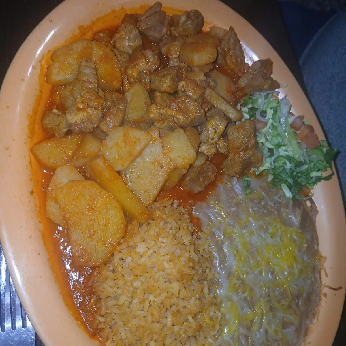 Chili Colorado Plate