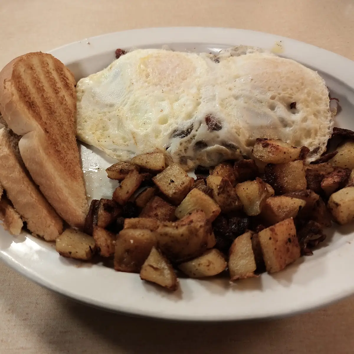 Eggs Irish on Corned Beef Hash Homefries