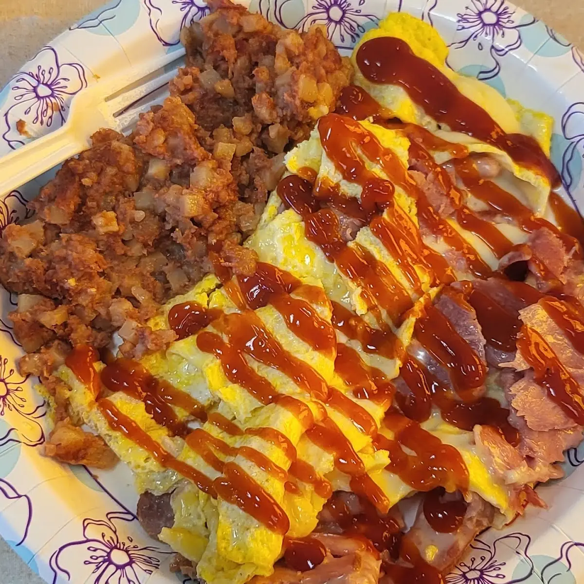 Ham and Cheese Omelette
