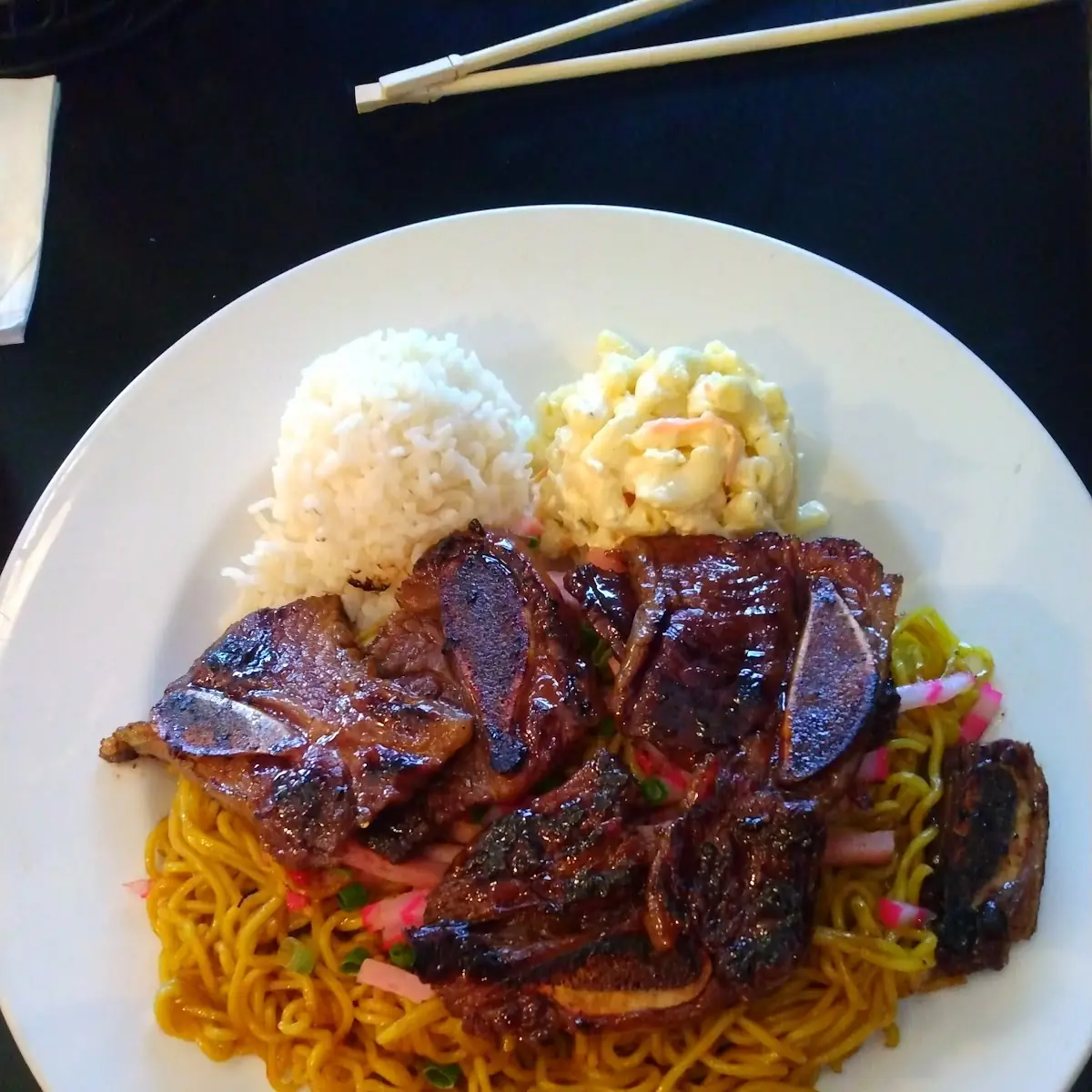 Kalbi & Fried Noodles Special