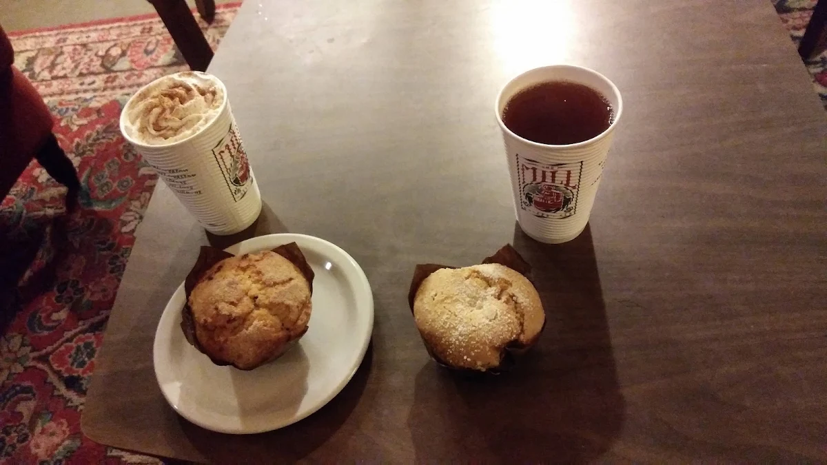 Apple Cider and Blueberry Muffin
