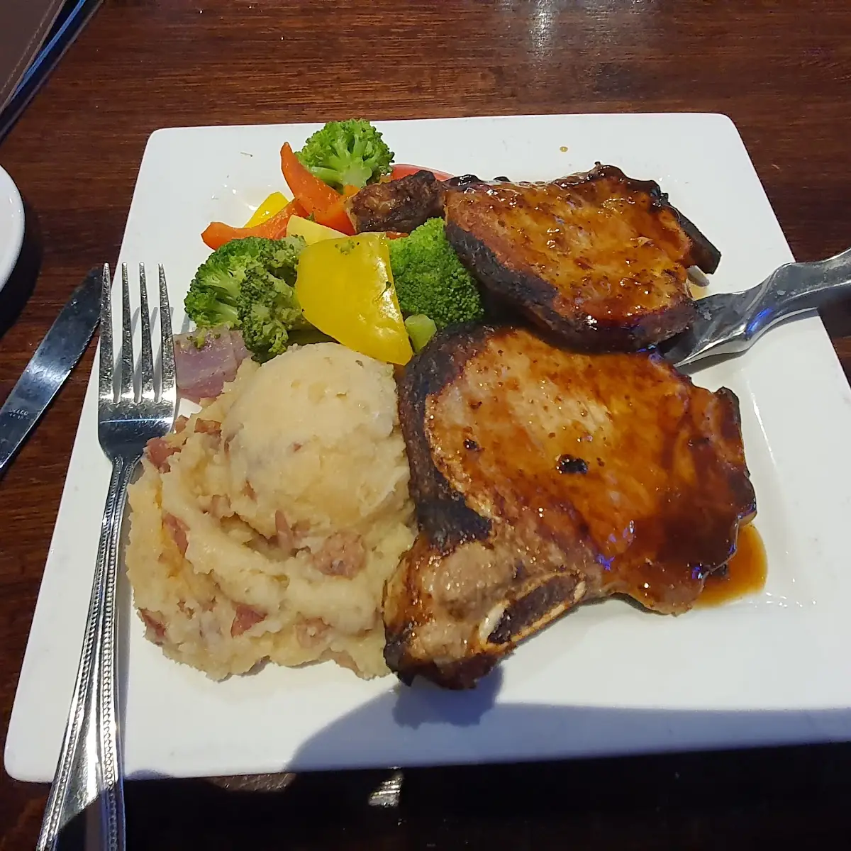 Bourbon Pork Chops