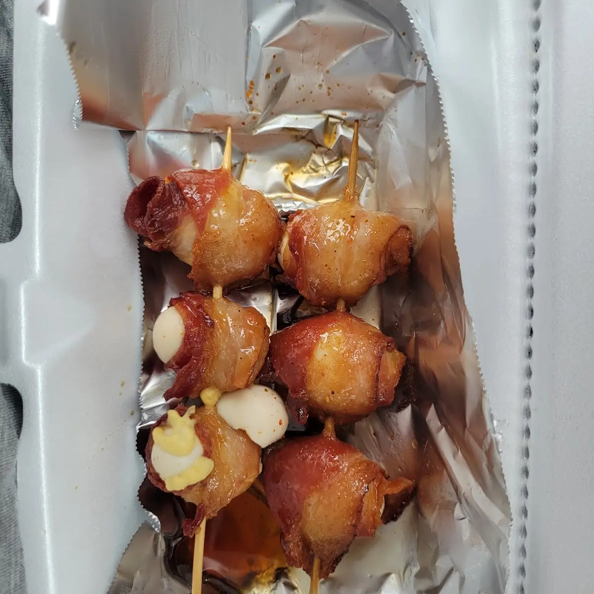 Bacon Wrapped Quail Eggs