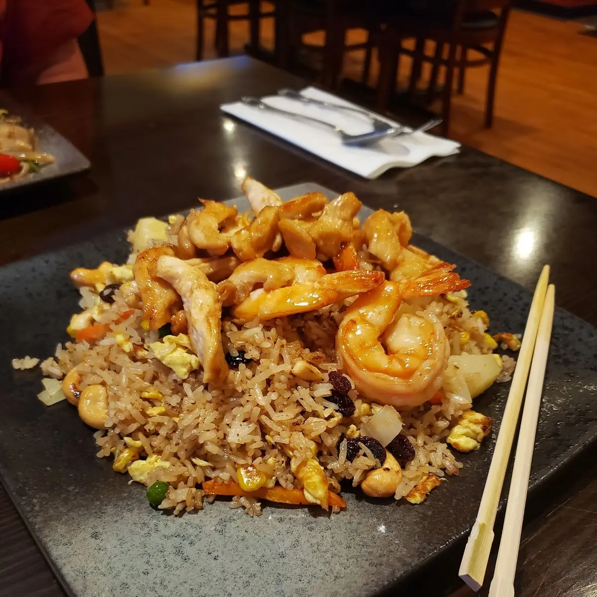I Call It Shrimp Chicken Pineapple Fried Rice