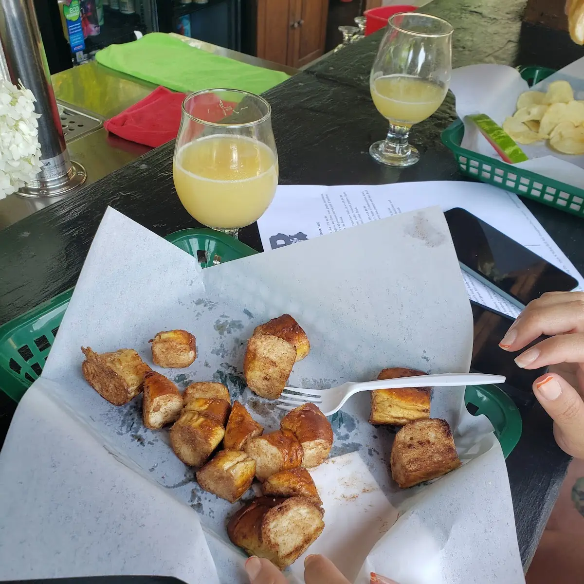 Cinnamon Pretzel Bites
