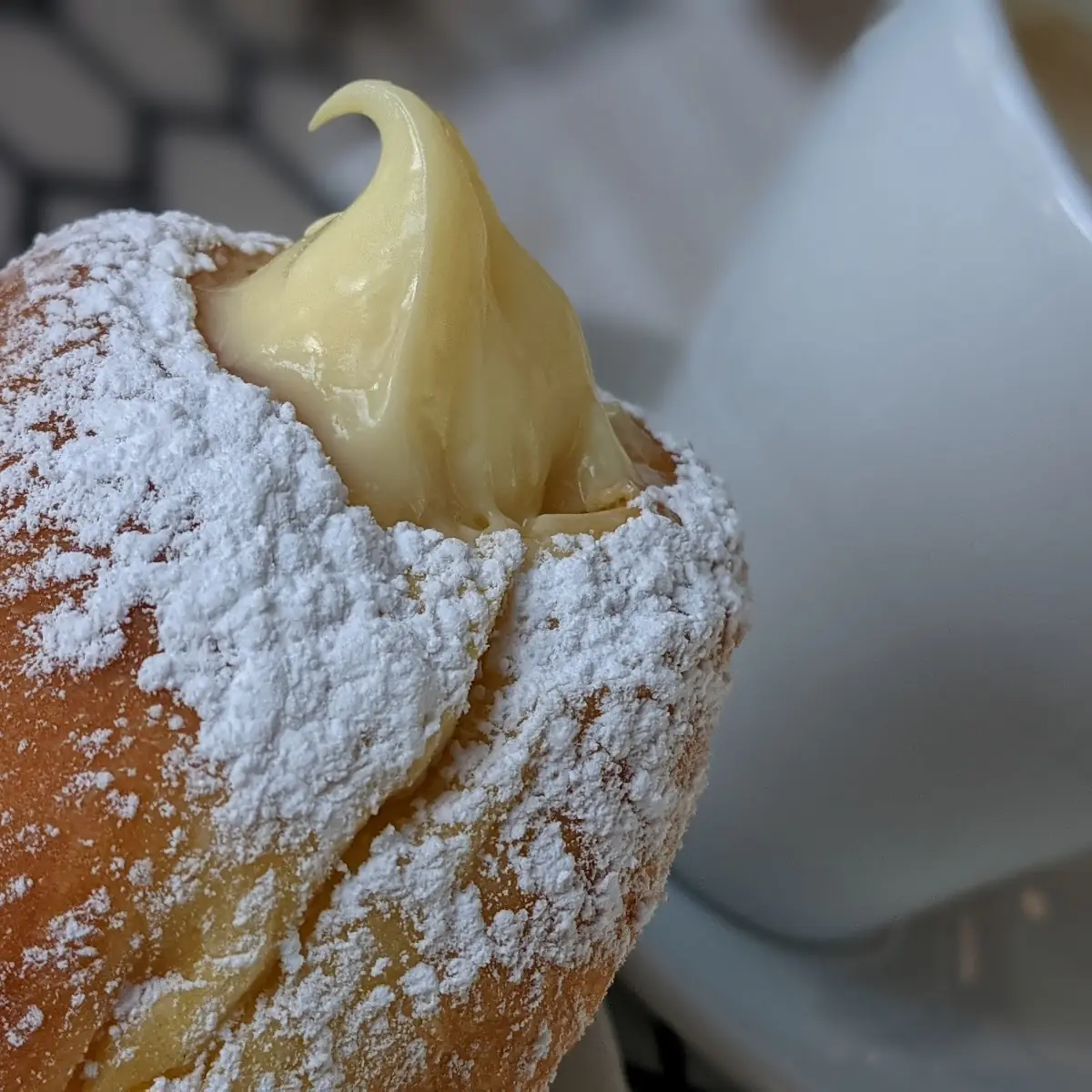Cream-Filled Donut