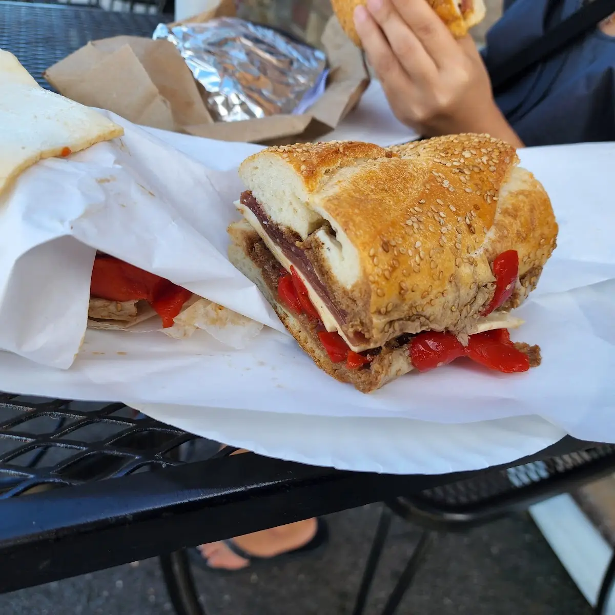 16 Prosciutto Fresh Mozzarella Roasted Red Pepper Balsamic Sub