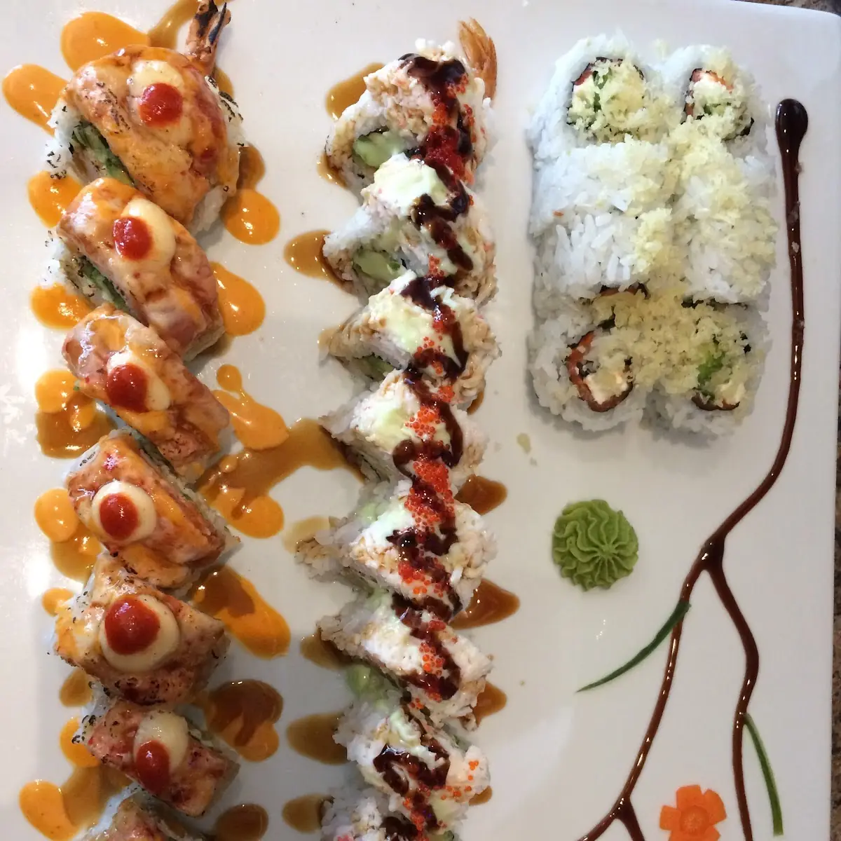 Sashimi Deep Fried Roll Sushi Roll