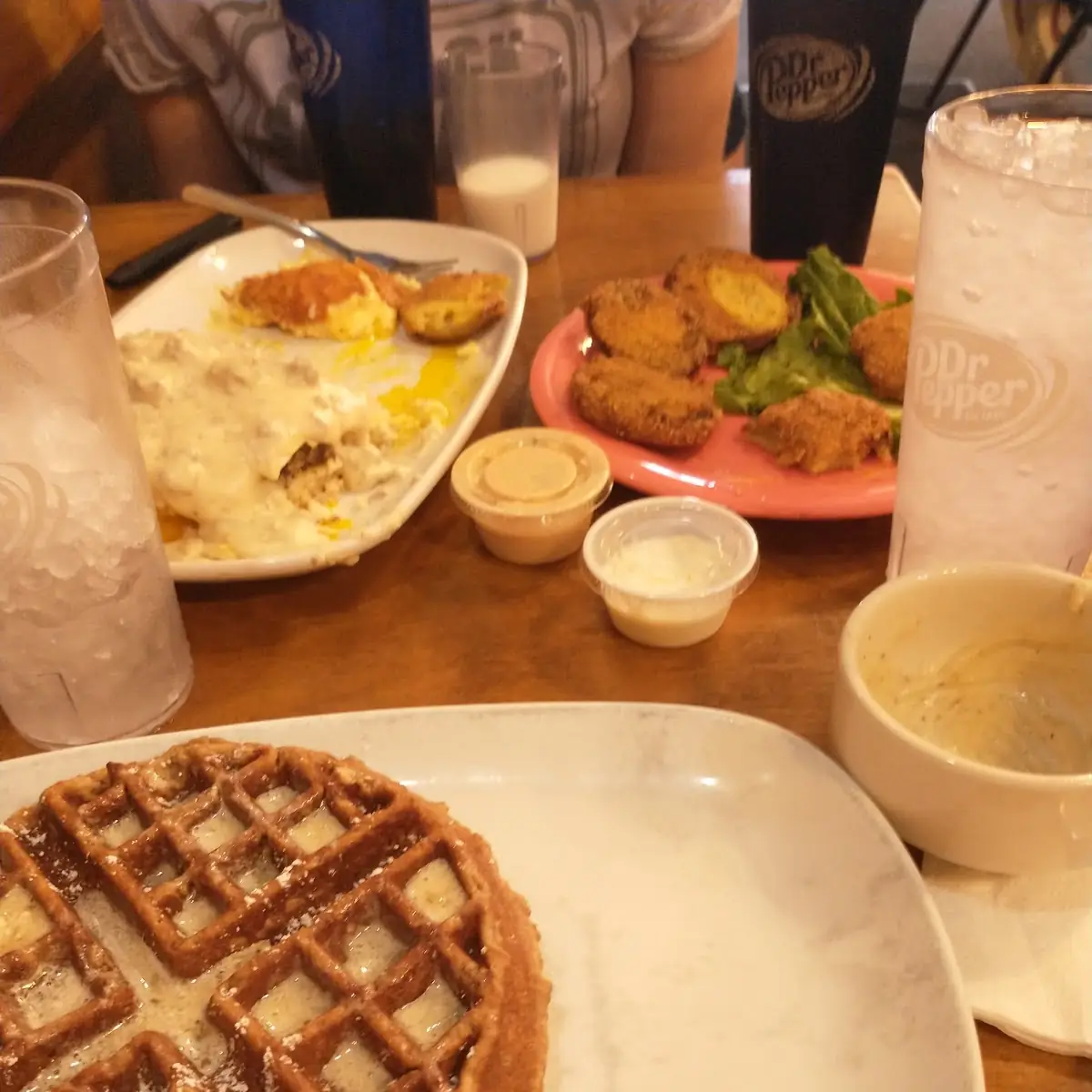 Red's Bread Pudding Waffle