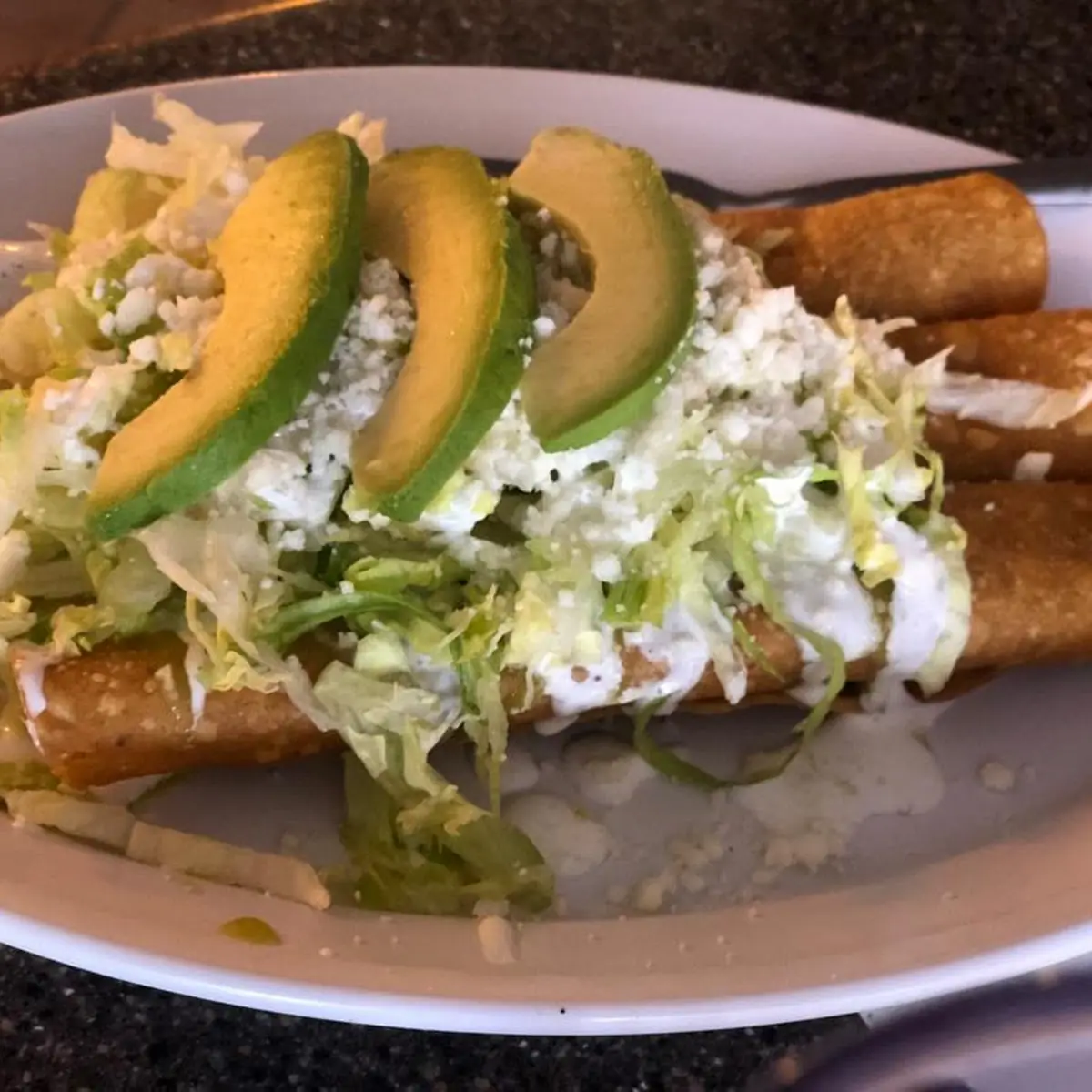 Flautas De Pollo Chicken