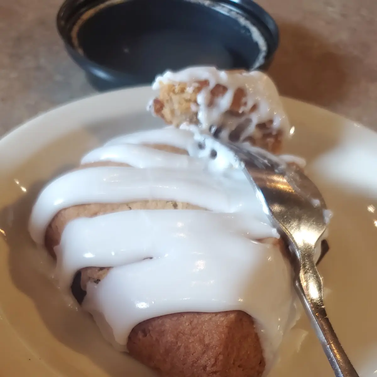 Chocolate Chip Scone Frosted