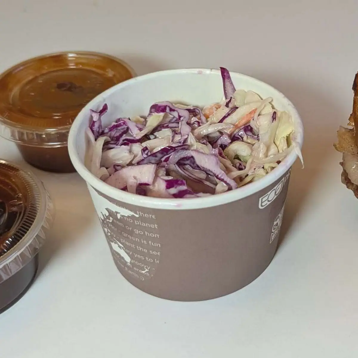 Pulled Pork Sandwich with Side of Coleslaw