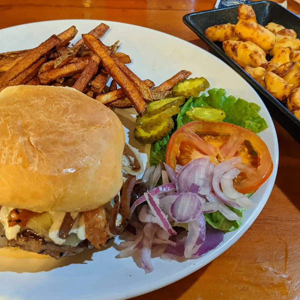 Loaded Burger with Fresh Cut Fries