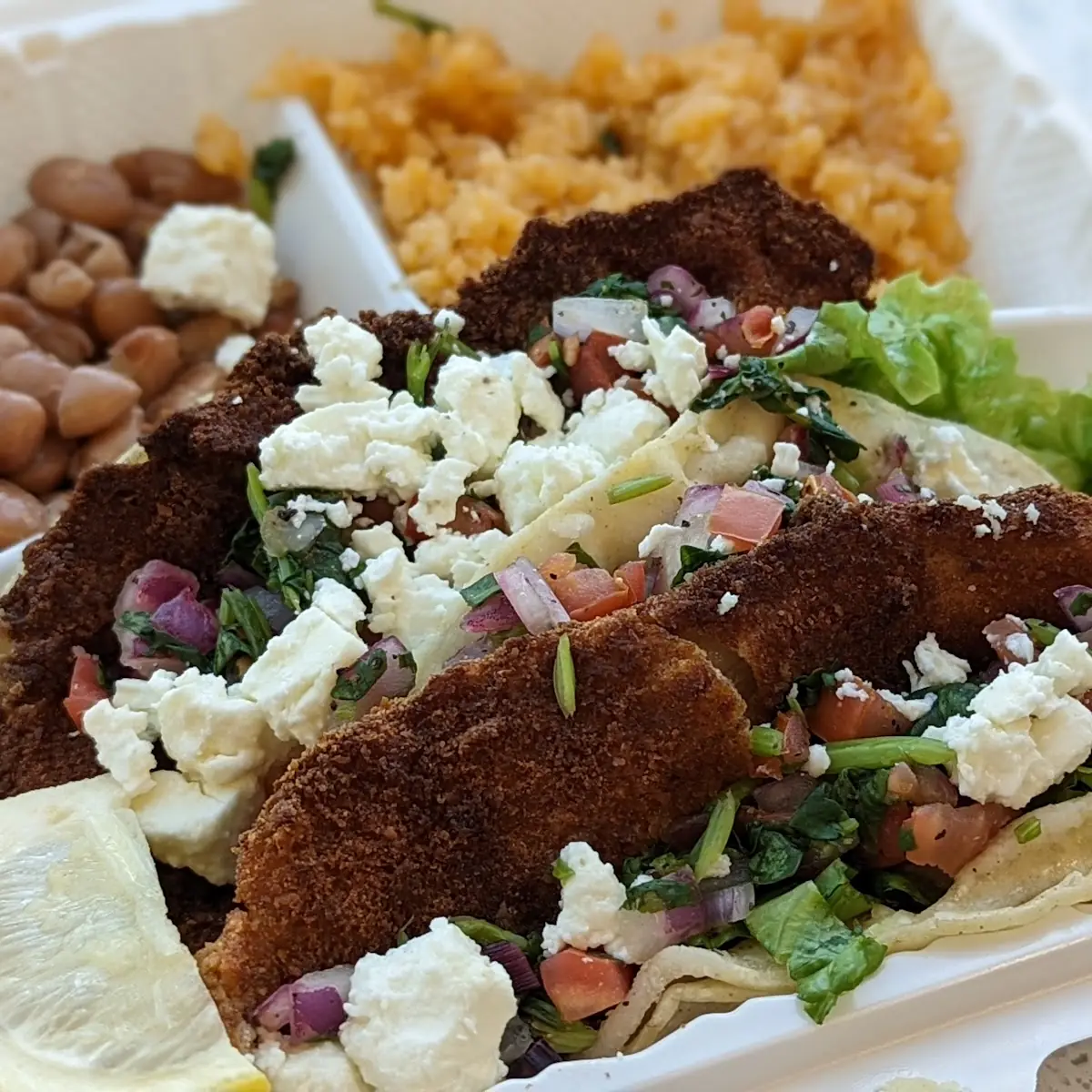 Fish Tacos Plate