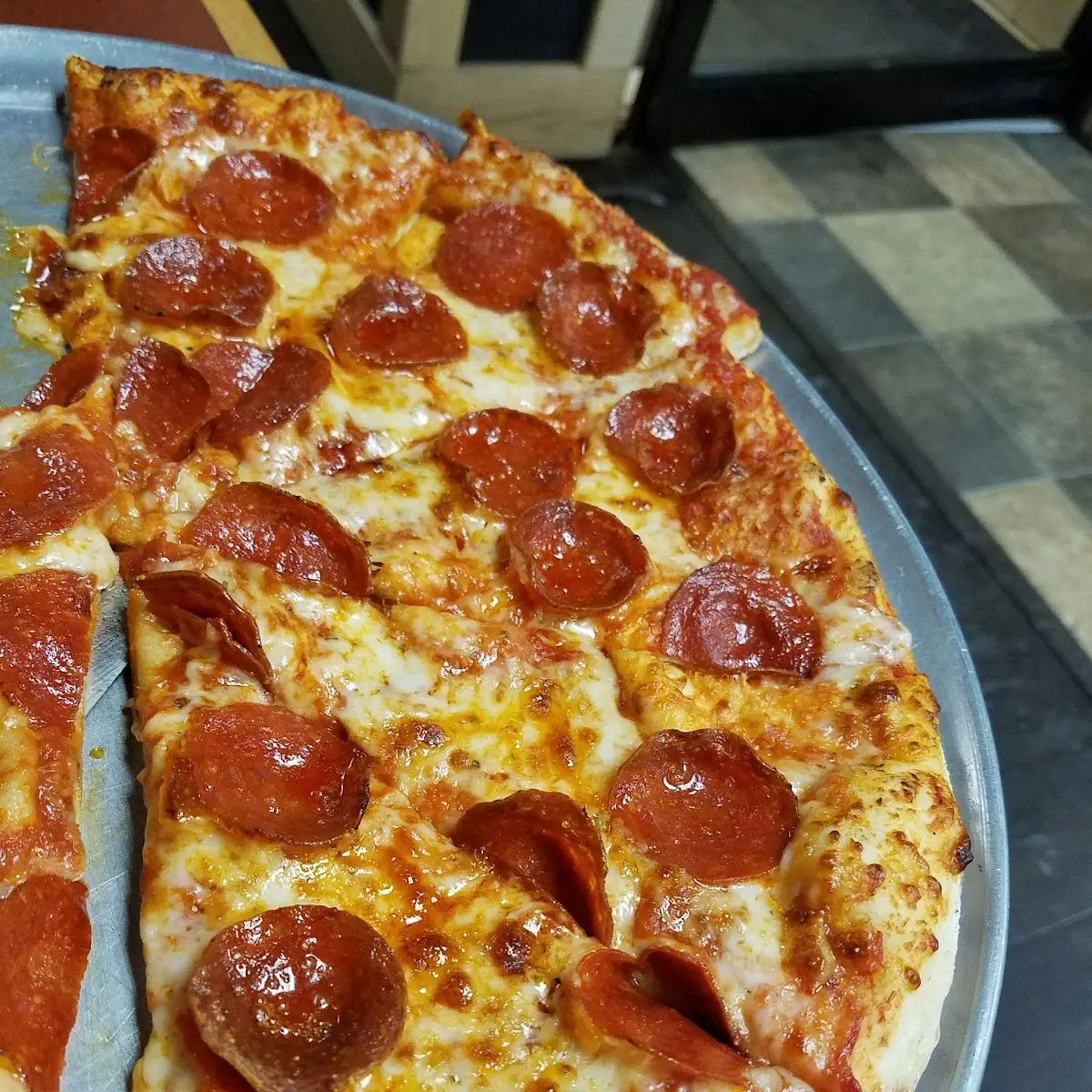 Large Cheese and Pepperoni Pizza