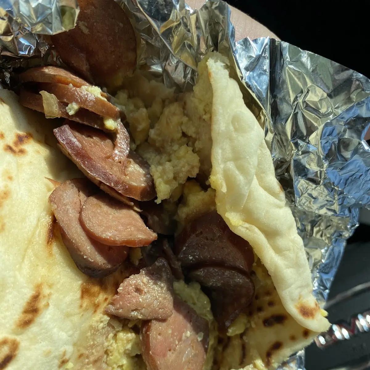 Sausage Egg Taco