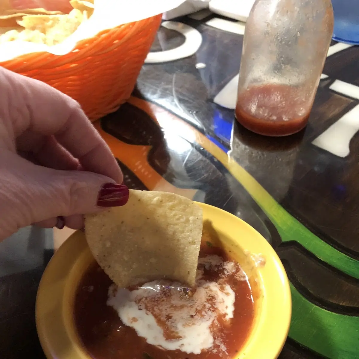 Salsa and Cheese Dipping Sauce