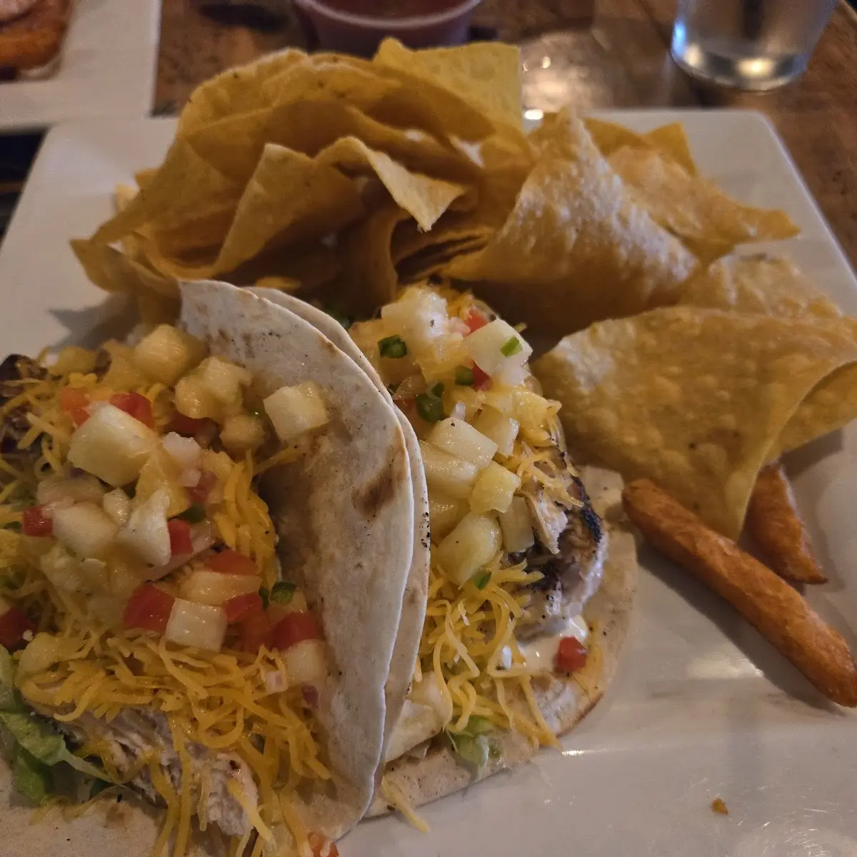 Chicken Tacos with Pineapple Salsa