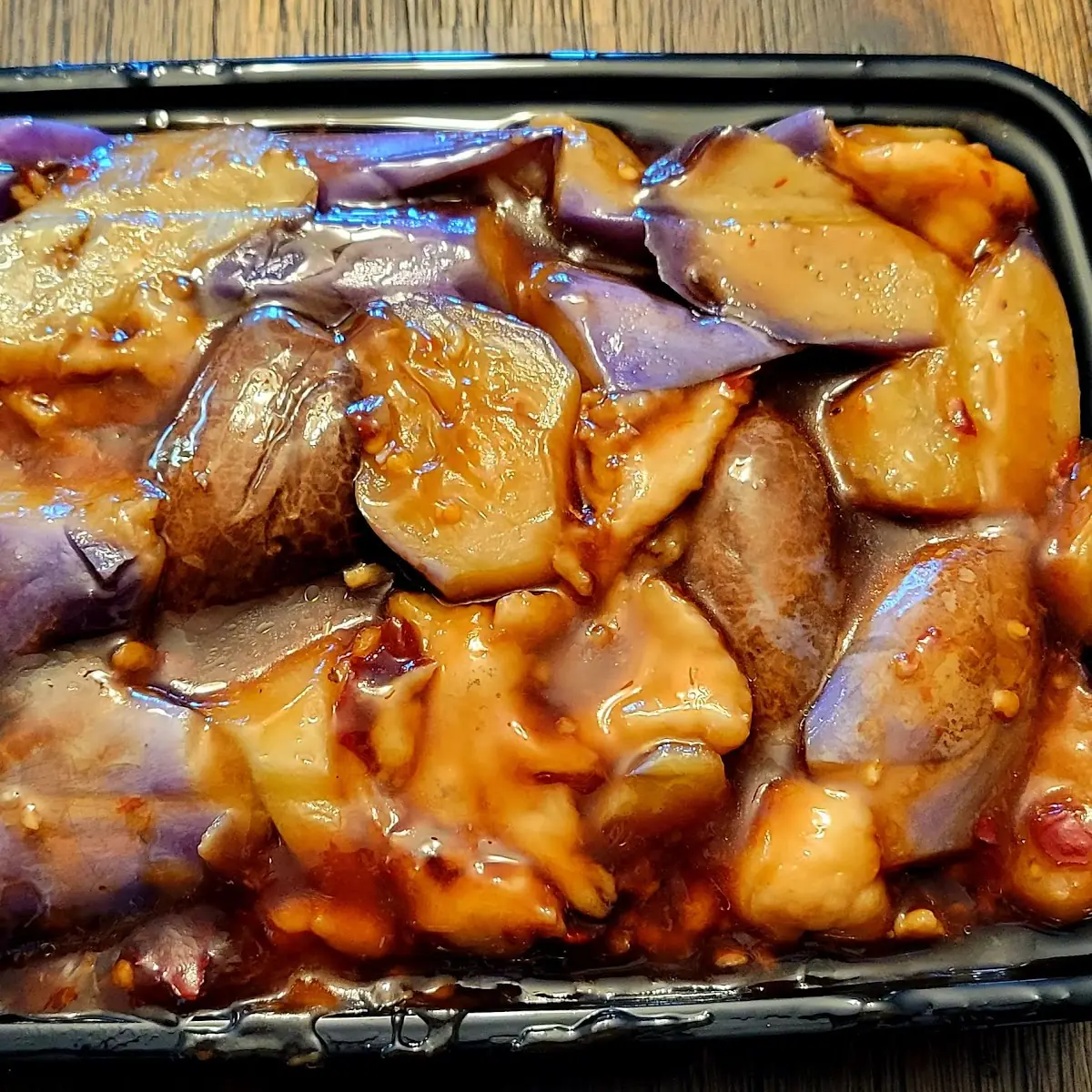 Garlic Chicken Eggplant