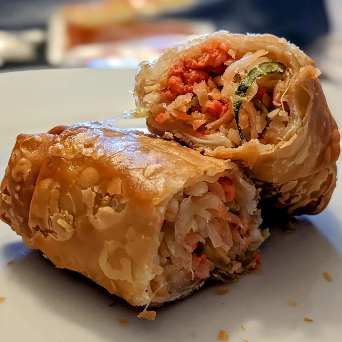 Roast Pork Egg Roll