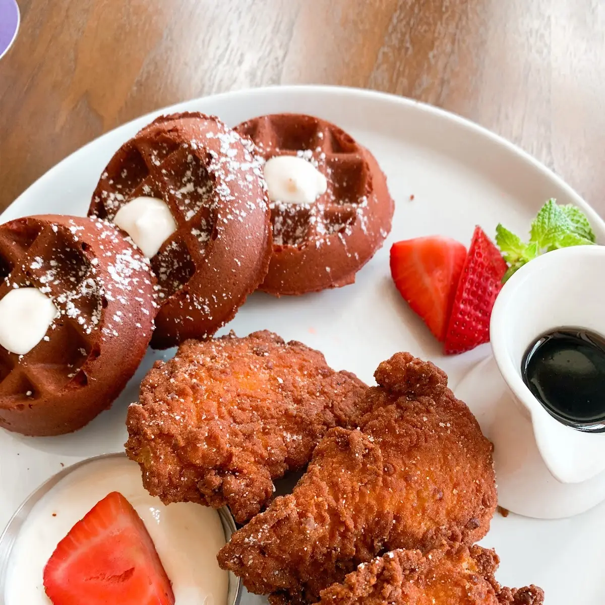 Waffle Fried Chicken and Waffles