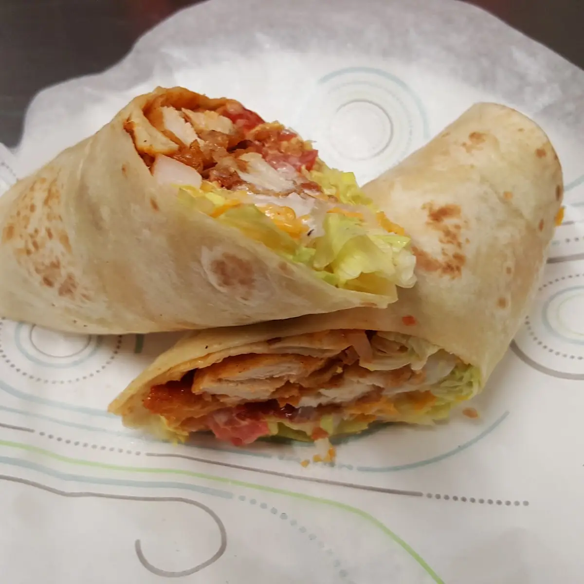 Buffalo Chicken Bacon Ranch Wrap