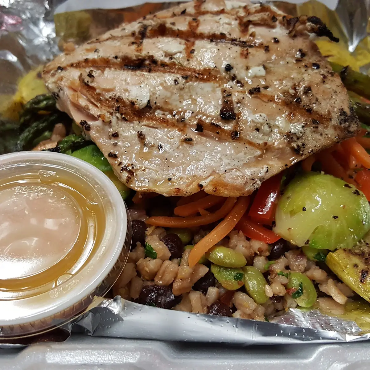 Salmon Farro Salad