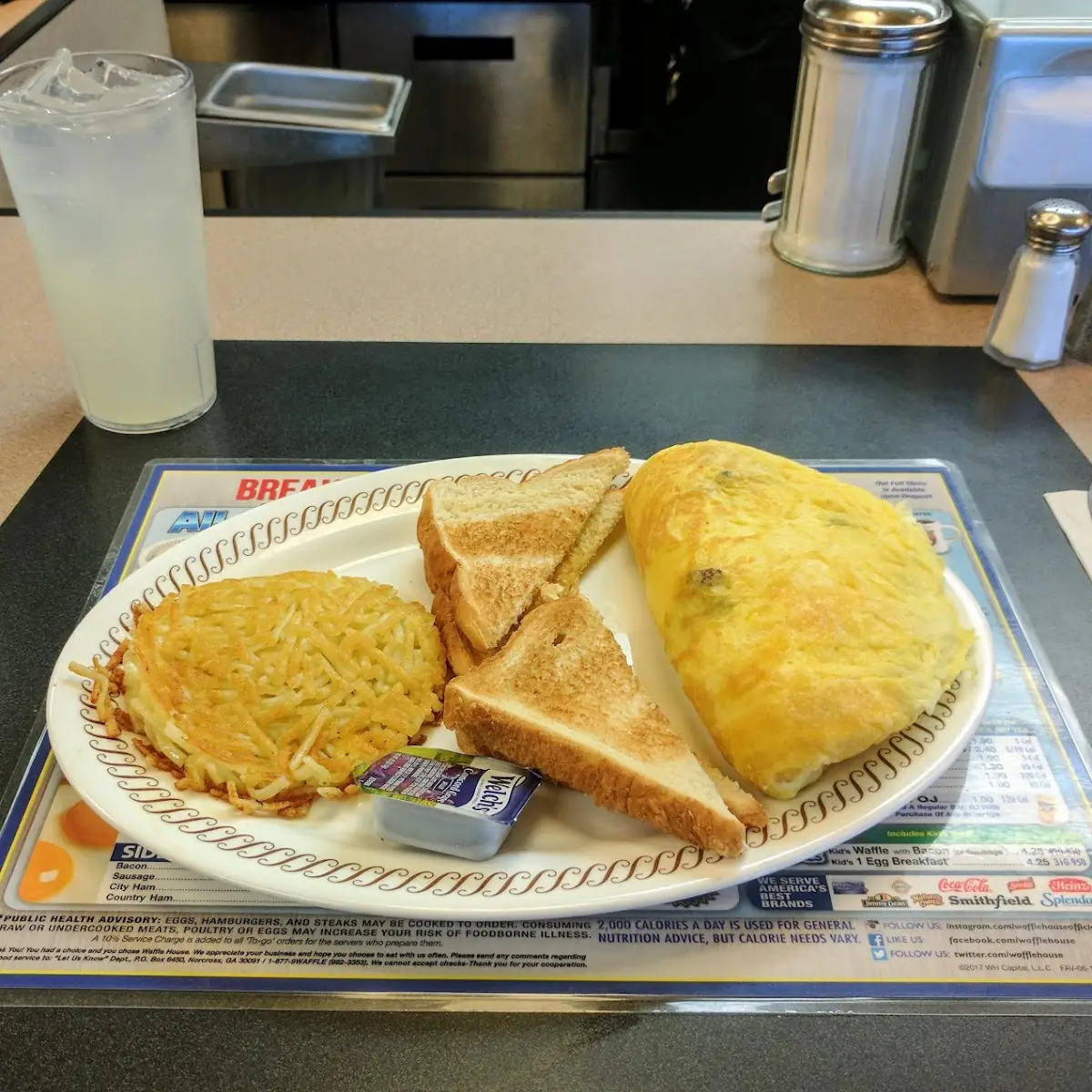Sausage & Cheese Omelette