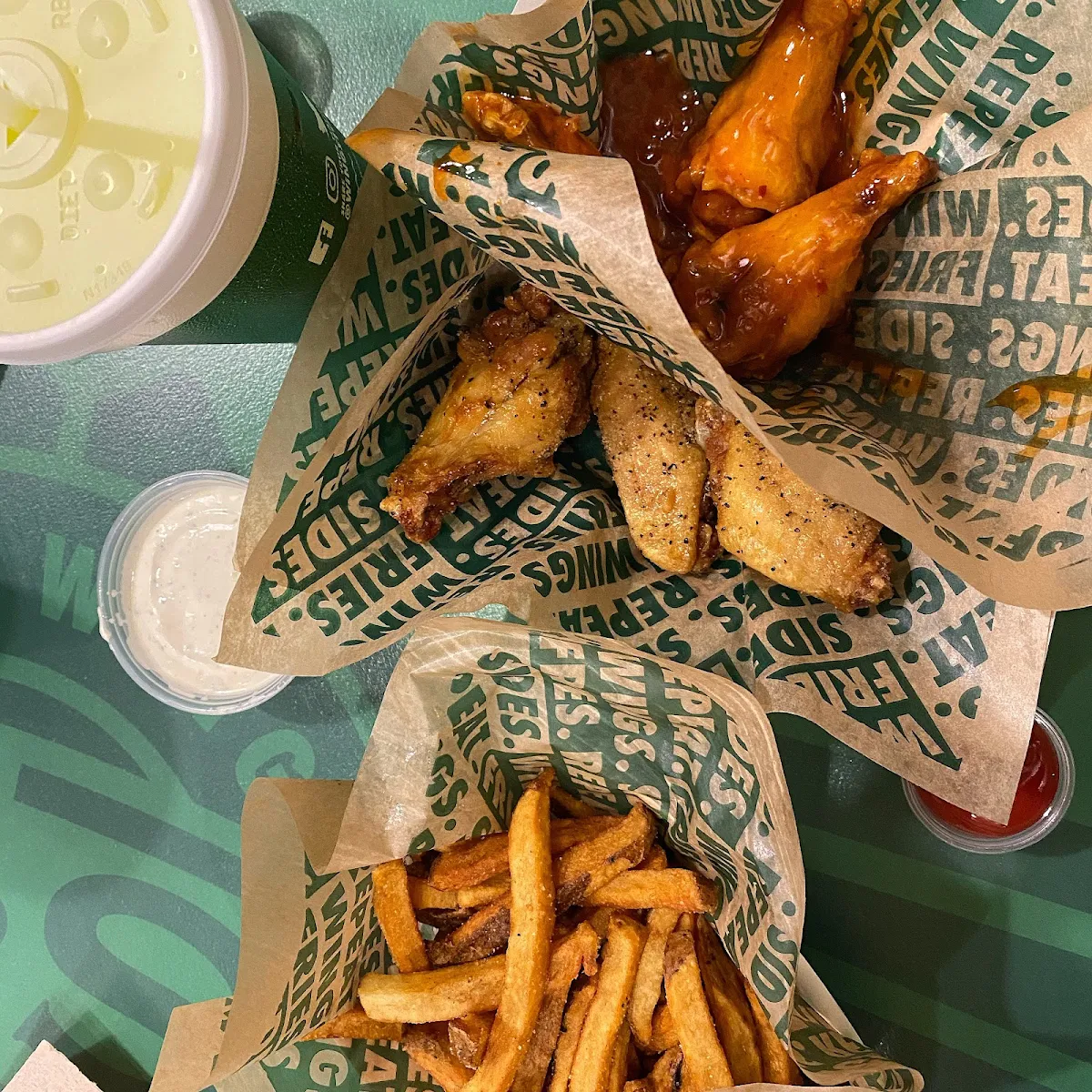Hot Wings & Fresh Cut Fries